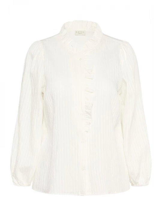 Foto van product KAFFE CURVE Blouse 'Uma' natuurwit