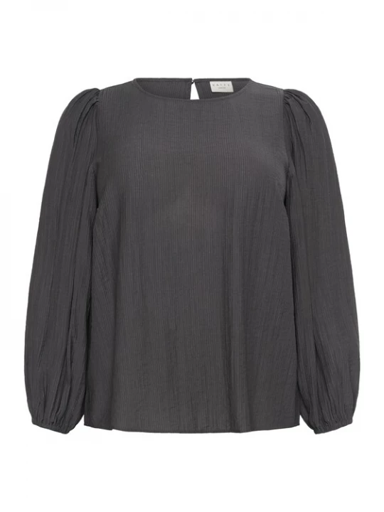 Foto van product KAFFE CURVE Blouse 'Viva' donkergrijs