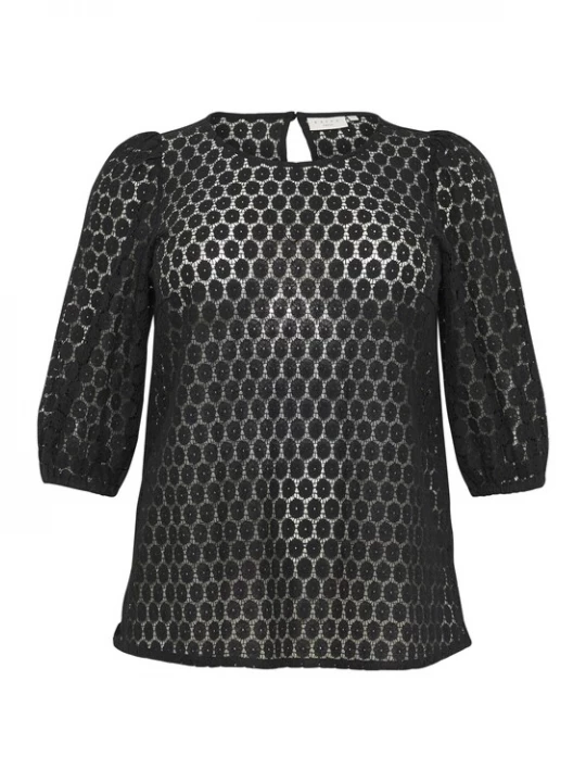 Foto van product KAFFE CURVE Blouse zwart