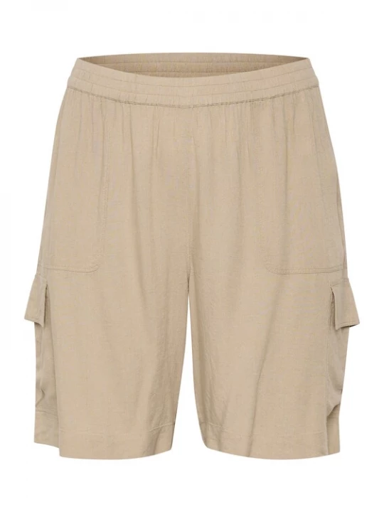 Foto van product KAFFE CURVE Cargobroek 'Mille' beige