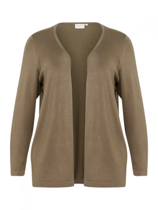 Foto van product KAFFE CURVE Gebreid vest 'Farsia' brokaat