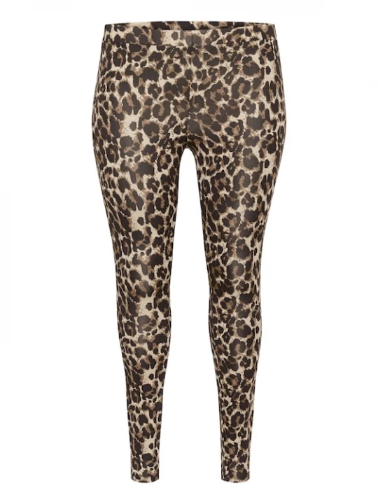 Foto van product KAFFE CURVE Leggings 'Peppi' sepia / zwart