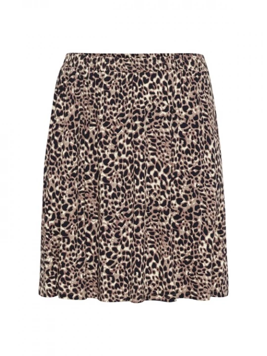 Foto van product KAFFE CURVE Rok beige / bruin / zwart / wit