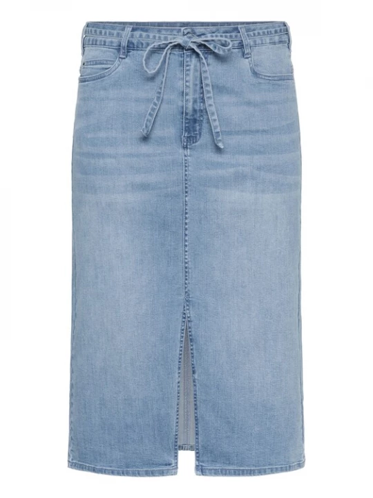 Foto van product KAFFE CURVE Rok blauw denim