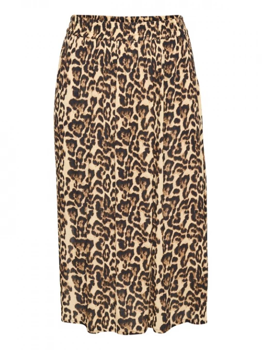 Foto van product KAFFE CURVE Rok 'KCEdina Ami' ivoor / karamel / zwart