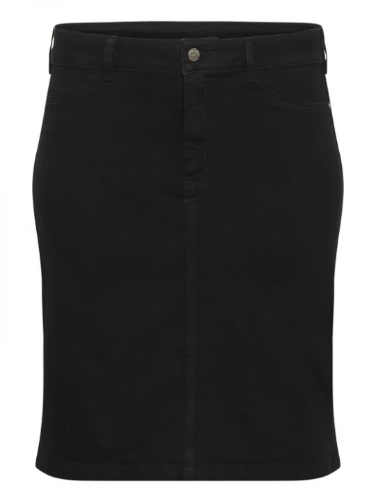Foto van product KAFFE CURVE Rok 'KCLaurina' zwart