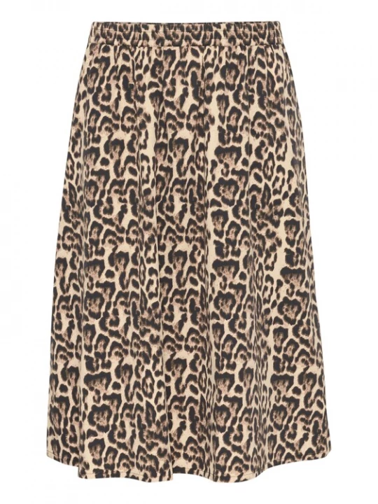 Foto van product KAFFE CURVE Rok 'leona' sand / cappuccino / zwart
