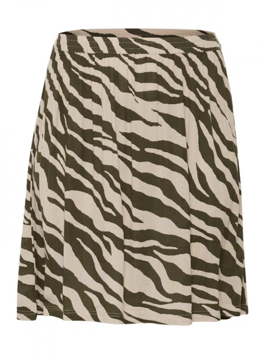 Foto van product KAFFE CURVE Rok 'Mariti' sand / zwart
