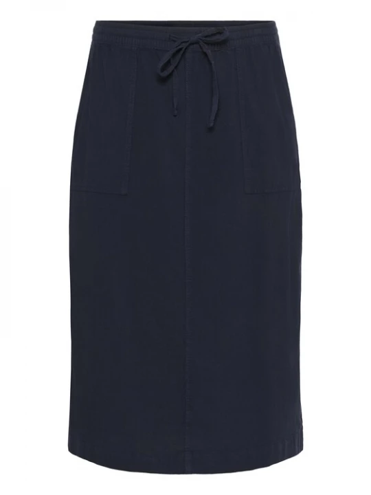 Foto van product KAFFE CURVE Rok 'Nana' navy