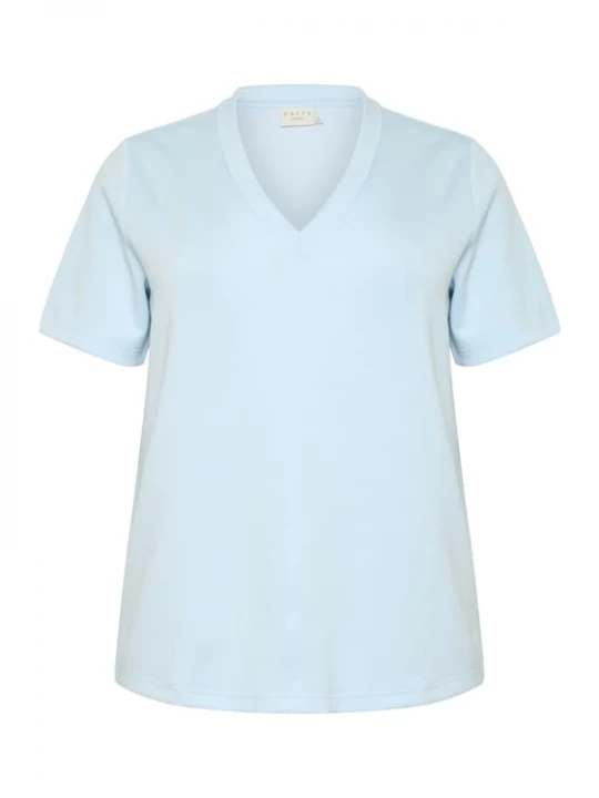 Foto van product KAFFE CURVE Shirt 'Annita' hemelsblauw
