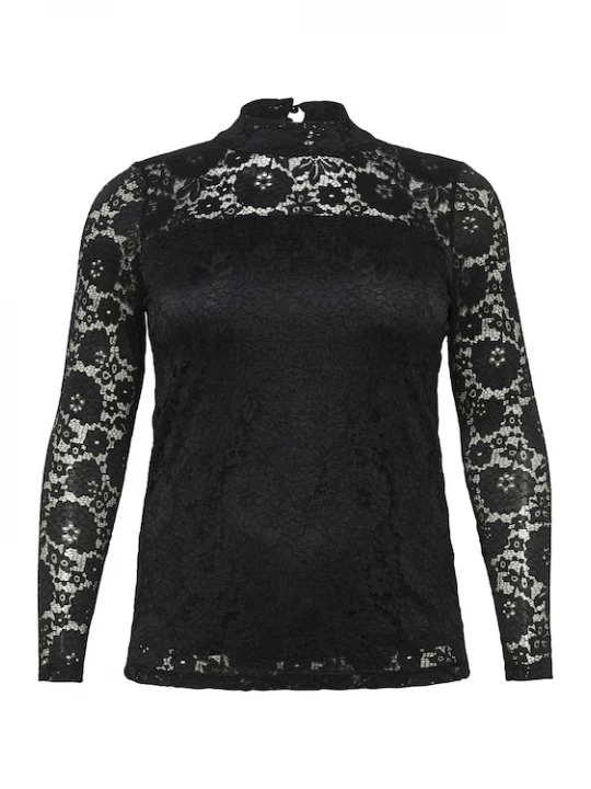 Foto van product KAFFE CURVE Shirt 'Elga' zwart