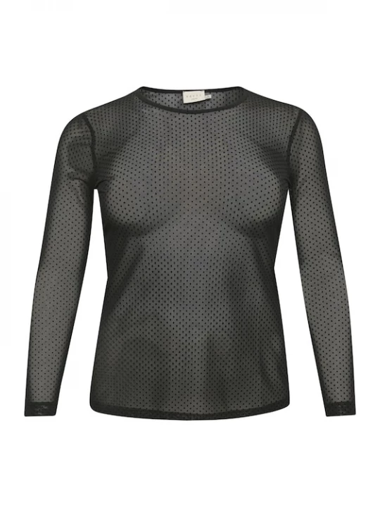 Foto van product KAFFE CURVE Shirt 'Flocku' zwart