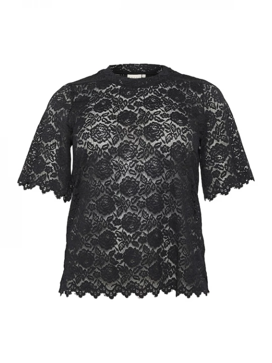 Foto van product KAFFE CURVE Shirt 'Jaida' zwart