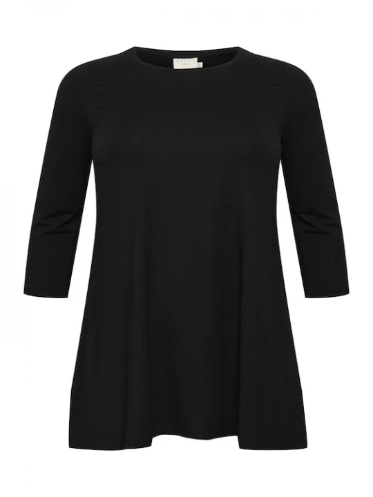 Foto van product KAFFE CURVE Shirt 'Jena' zwart
