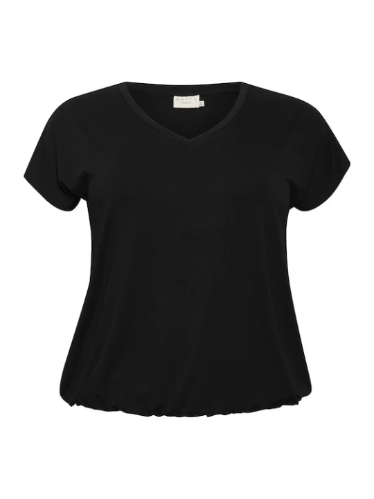 Foto van product KAFFE CURVE Shirt 'Jena' zwart