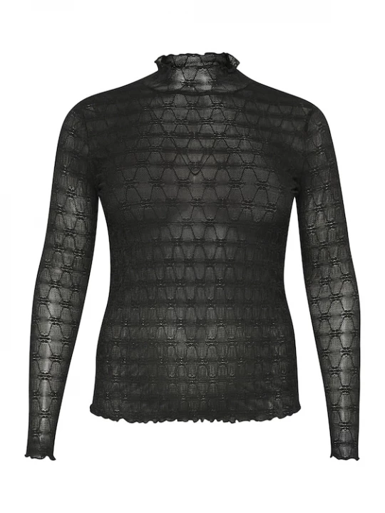 Foto van product KAFFE CURVE Shirt 'KC Bella' zwart