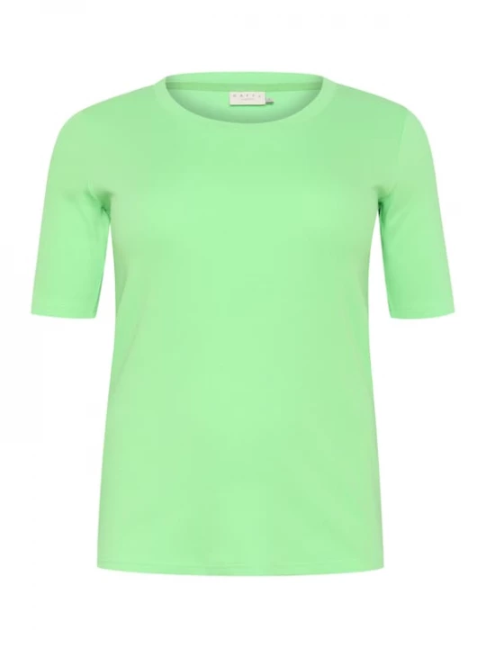 Foto van product KAFFE CURVE Shirt 'KC Carina' neongroen