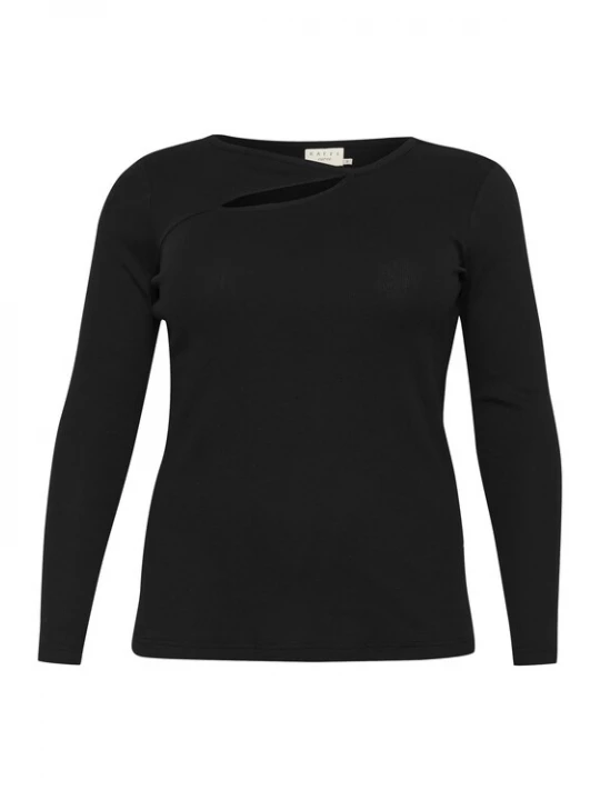 Foto van product KAFFE CURVE Shirt 'KC Carina' zwart