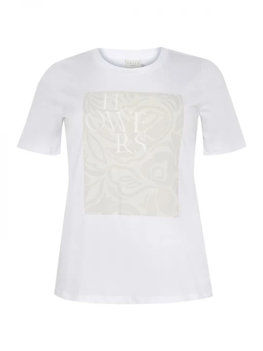 Foto van product KAFFE CURVE Shirt 'KC Rie' ecru / wit