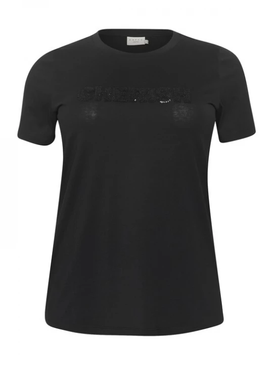 Foto van product KAFFE CURVE Shirt 'KC Sandi' zwart