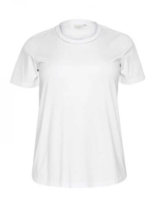 Foto van product KAFFE CURVE Shirt 'KC Viana' wit