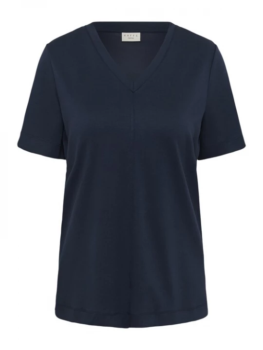 Foto van product KAFFE CURVE Shirt 'KCAnnia' marine
