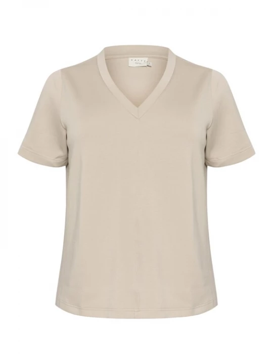 Foto van product KAFFE CURVE Shirt 'KCAnnita' taupe