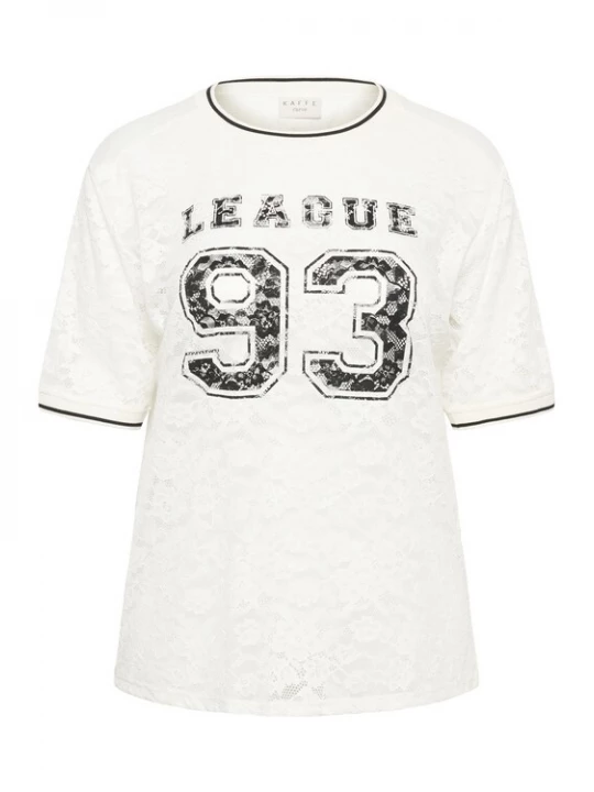 Foto van product KAFFE CURVE Shirt 'KCbella ' zwart / wit