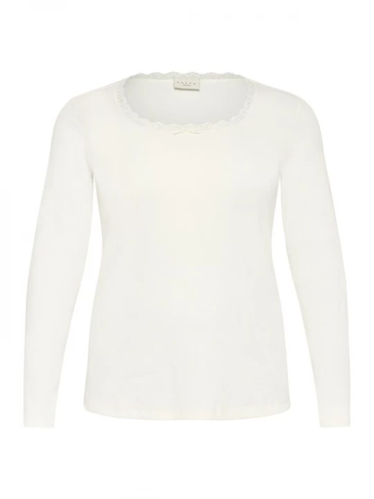 Foto van product KAFFE CURVE Shirt 'KCbritt' wit