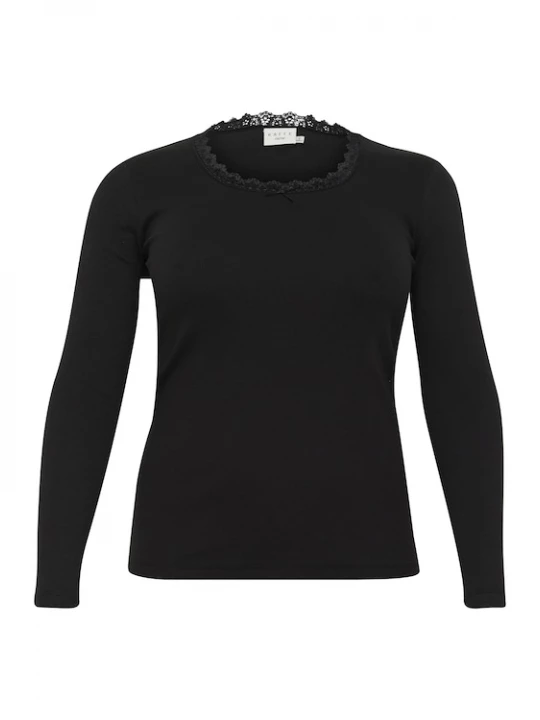 Foto van product KAFFE CURVE Shirt 'KCBritt' zwart