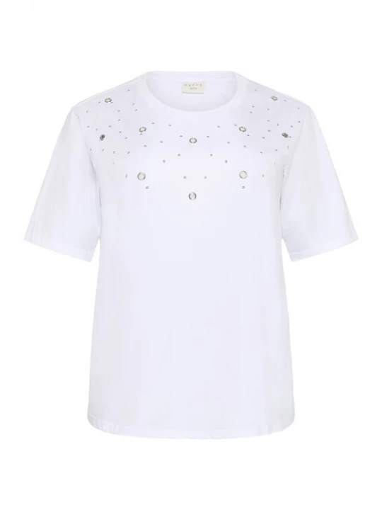 Foto van product KAFFE CURVE Shirt 'KCClio' wit