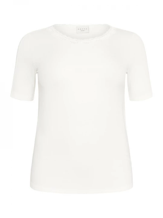 Foto van product KAFFE CURVE Shirt 'KCJunna' wit