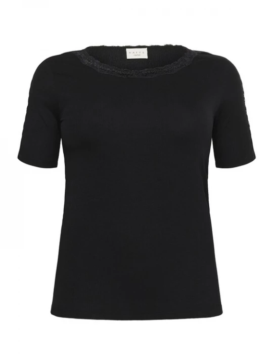 Foto van product KAFFE CURVE Shirt 'KCJunna' zwart