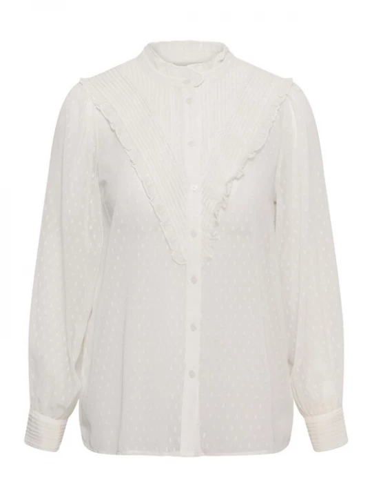 Foto van product KAFFE CURVE Shirt 'KClinara' offwhite