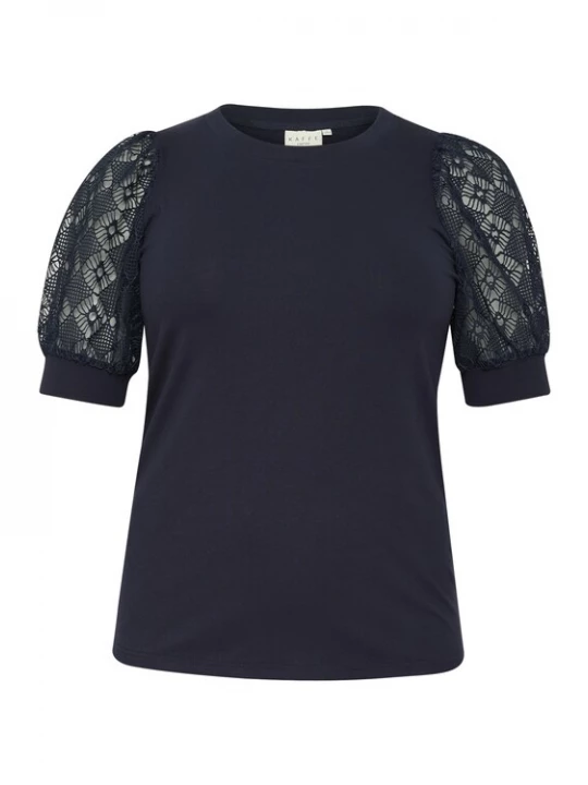 Foto van product KAFFE CURVE Shirt 'KCtana' marine