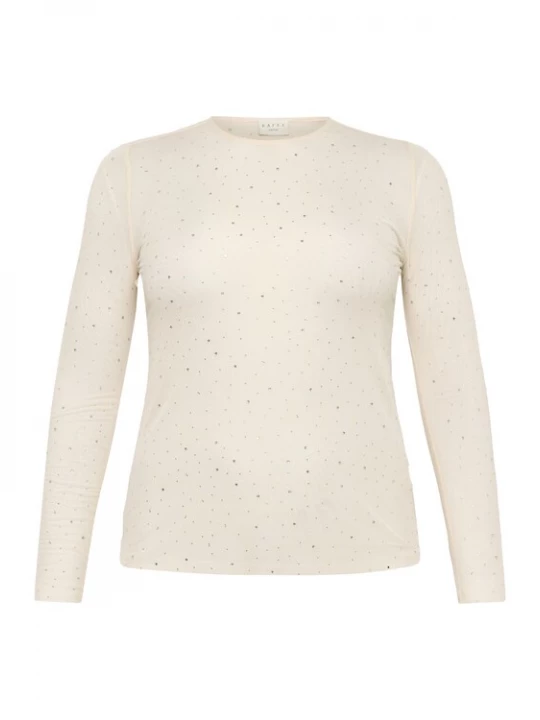 Foto van product KAFFE CURVE Shirt 'KCTina' offwhite