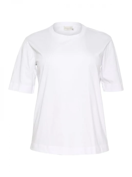 Foto van product KAFFE CURVE Shirt 'Mina' wit