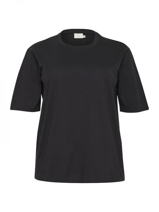 Foto van product KAFFE CURVE Shirt 'Mina' zwart