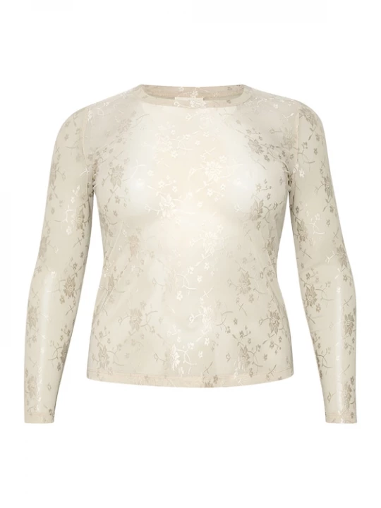 Foto van product KAFFE CURVE Shirt 'nikoline' wit