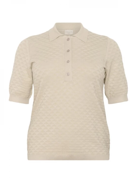 Foto van product KAFFE CURVE Shirt 'Oliviana' beige