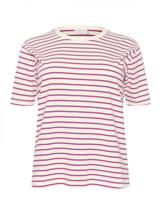 Foto van product KAFFE CURVE Shirt rood / wit