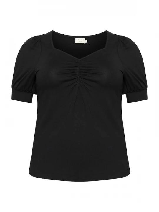 Foto van product KAFFE CURVE Shirt 'Sissy' zwart