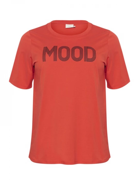Foto van product KAFFE CURVE Shirt vuurrood / knalrood