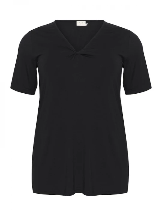 Foto van product KAFFE CURVE Shirt 'Winni' zwart