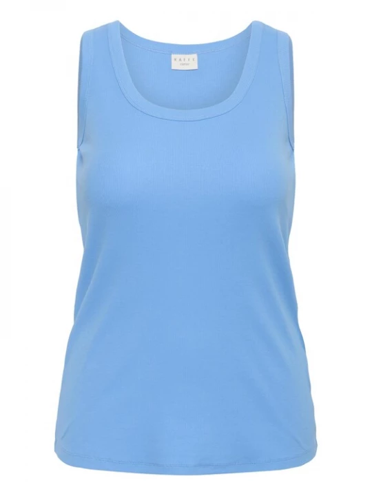Foto van product KAFFE CURVE Top 'KCCarina' azuur