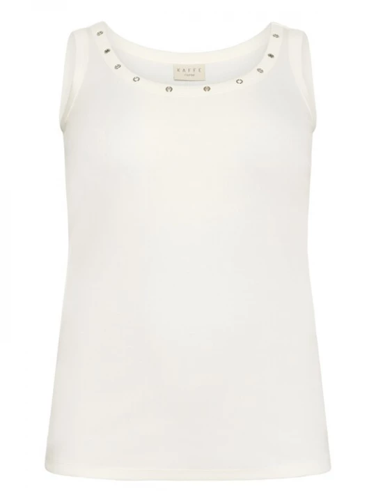 Foto van product KAFFE CURVE Top 'KCCarina' natuurwit
