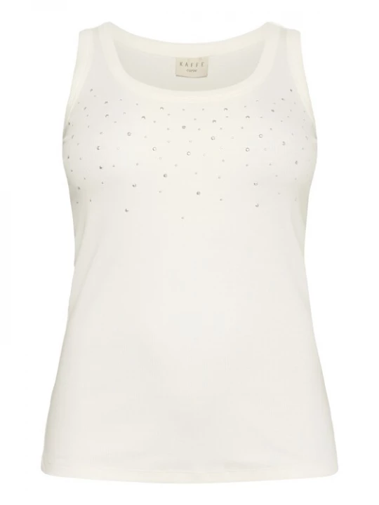 Foto van product KAFFE CURVE Top 'KCcarina' wit / natuurwit