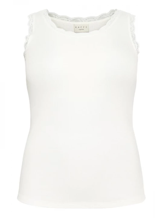 Foto van product KAFFE CURVE Top 'KComia' natuurwit