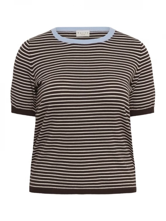 Foto van product KAFFE CURVE Trui beige / blauw / bruin