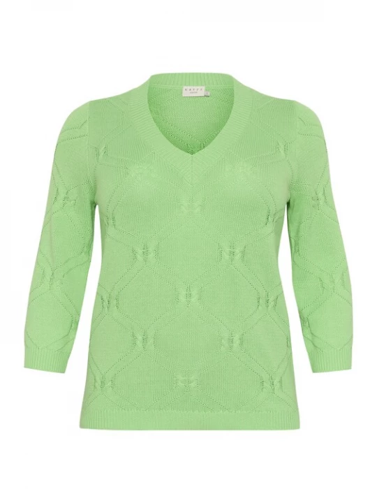 Foto van product KAFFE CURVE Trui 'Carlie' mintgroen